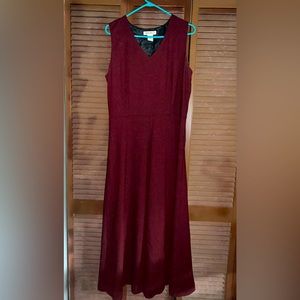 Eddie Bauer sleeveless red dress. Size Large